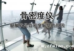 骨密度仪生产厂家研究发现骨密度是衡量我们钙含量的重要指标出现腿软是骨密